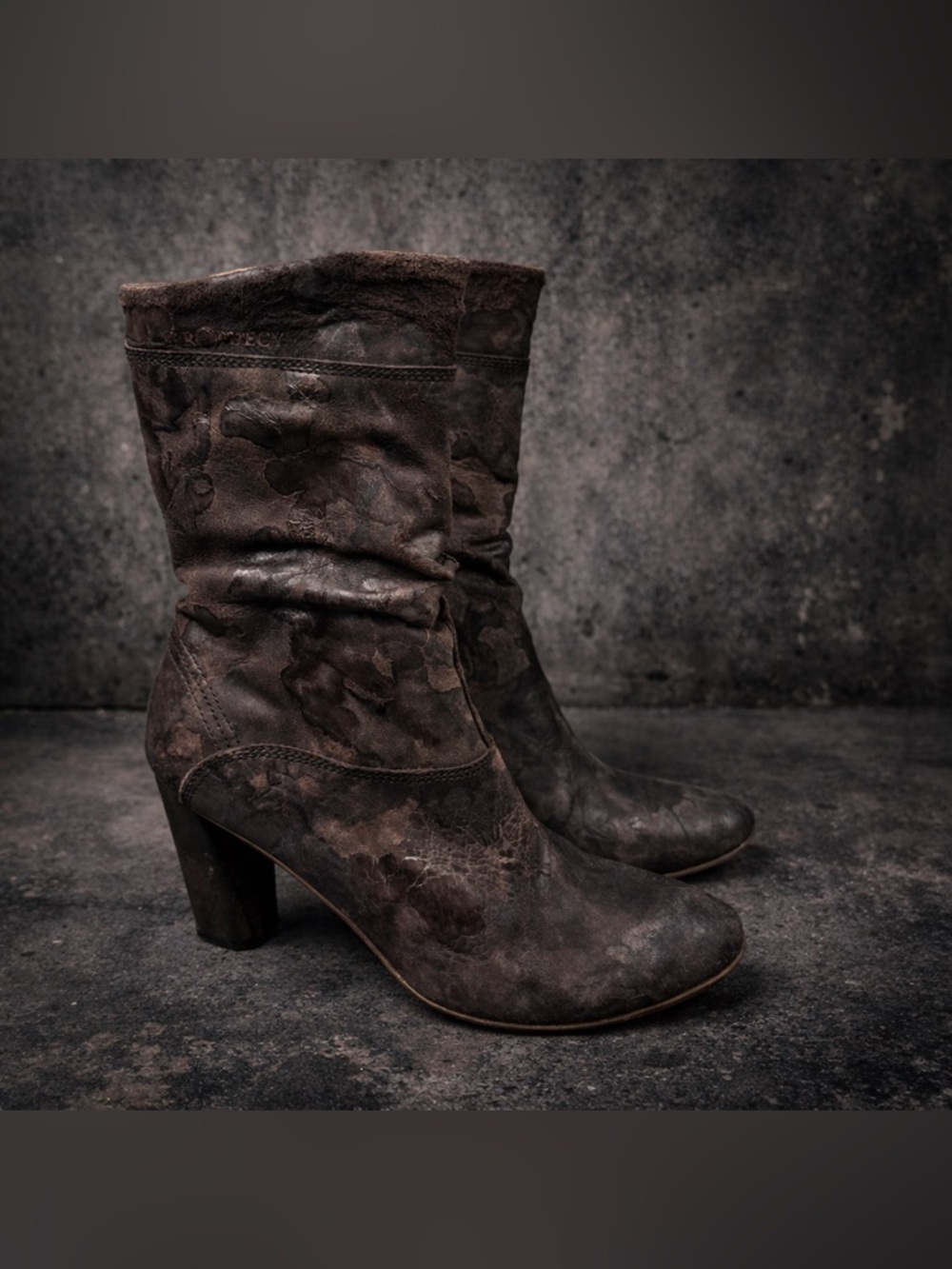 Prophecy leather ankle boots design size 36 EUC